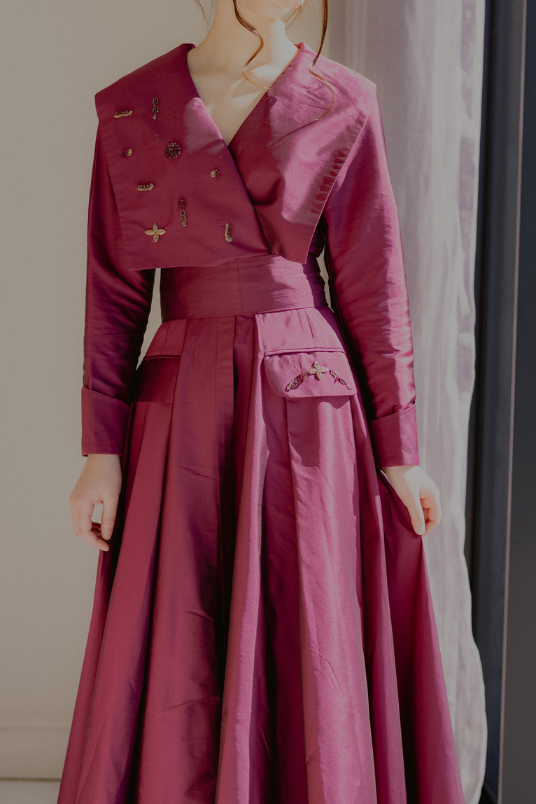 Berry Luxe gown