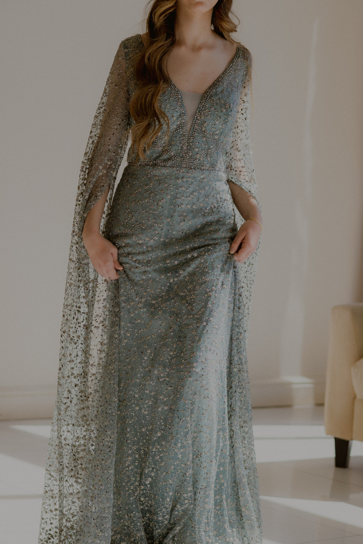 Blue Lining gown