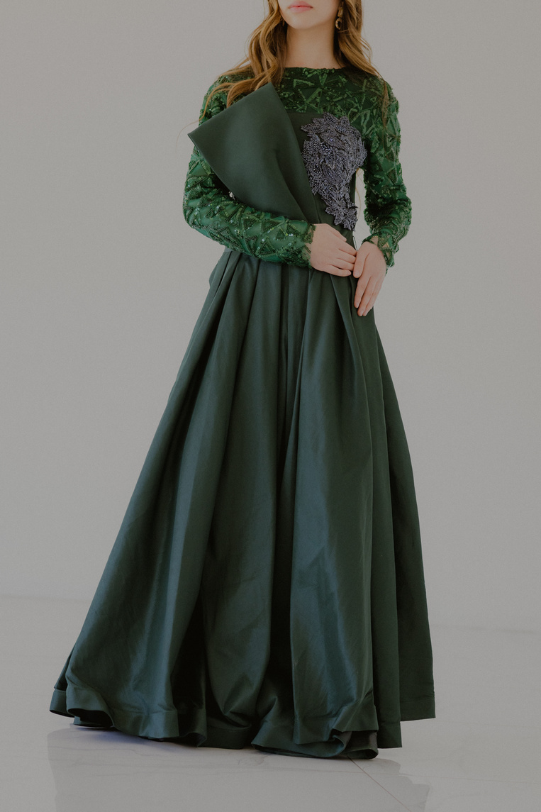 Emerald Envy gown