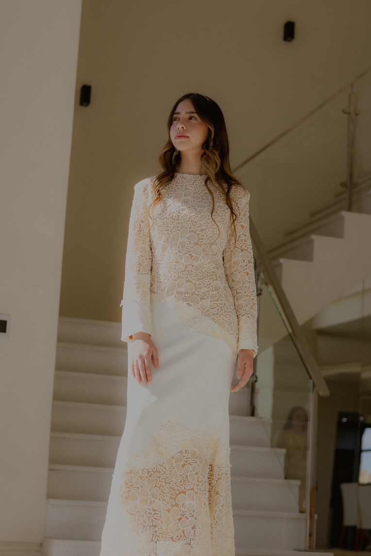 Ivory Lace gown