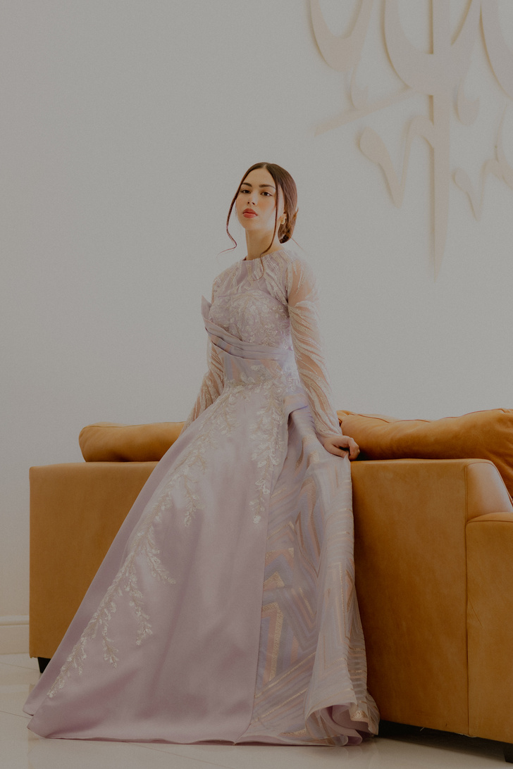 Lavender Haze gown