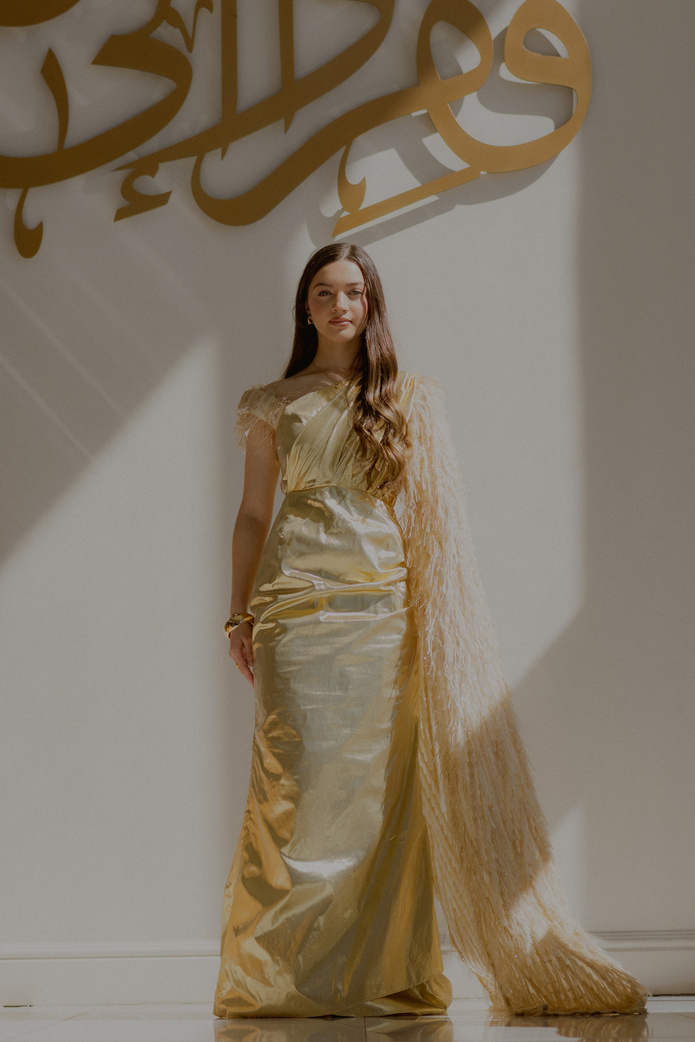 Liquid Gold gown